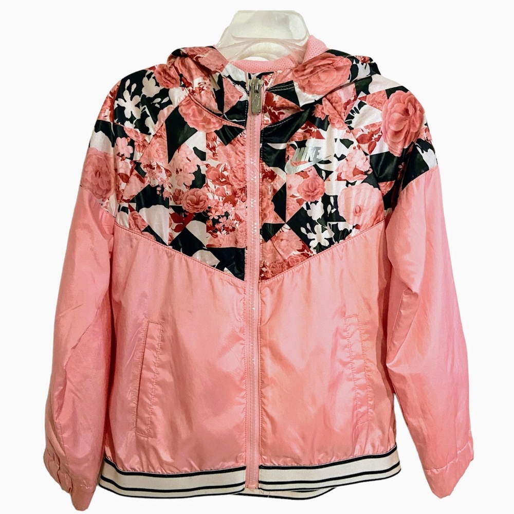 Nike Floral Zip Up Jacket